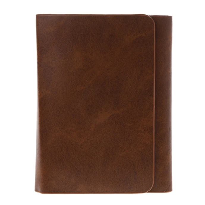 light brown color THINKTHENDO, мужской бумажник, RFID Блокировка, магнит, кошелек для денег, карманный, кредитный держатель для карт, кошелек - Цвет: light brown color