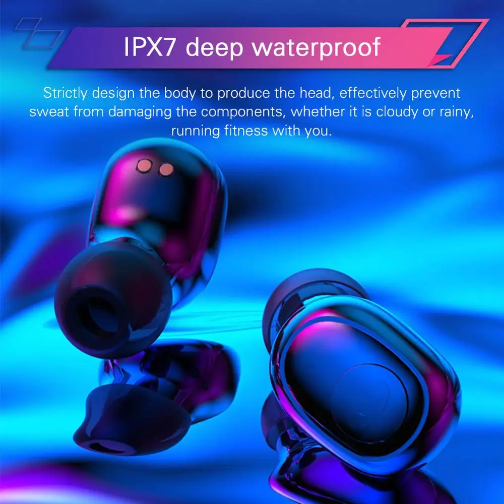 Настоящие беспроводные наушники Bluetooth 5 0 наушники-вкладыши с сенсорным