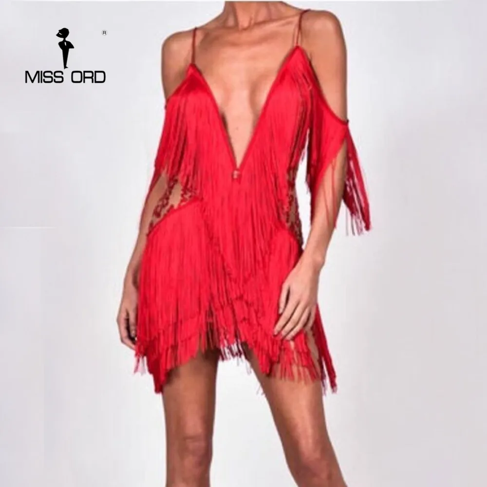 MISS ORD 2019 сексуальные летние платья с v-образным вырезом и открытыми плечами