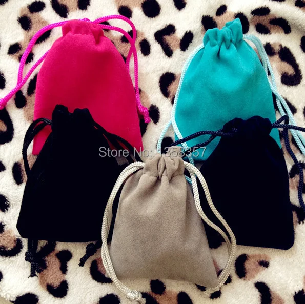 Оптовая продажа бархатная сумка для ювелирных изделий подарка украшение