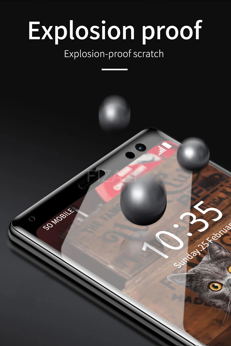 3D изогнутые полное покрытие Экран протектор Закаленное Стекло пленка для sony Xperia XZ1 XZ2 компактный XA Ultra XA1 плюс XZ XZ3 Премиум