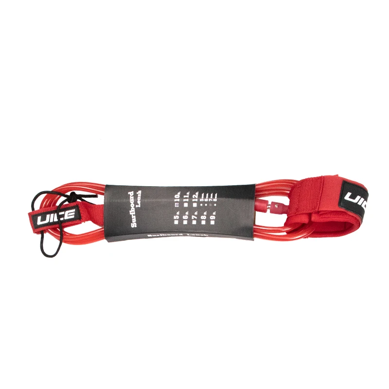 8MM 10FT RED Премиум 7 мм 6 мм 7ft/8f/9ft/10ft серфинга поводок весло доска поводок 1 год гарантии серфинга ноги веревка - Цвет: 8MM 10FT RED