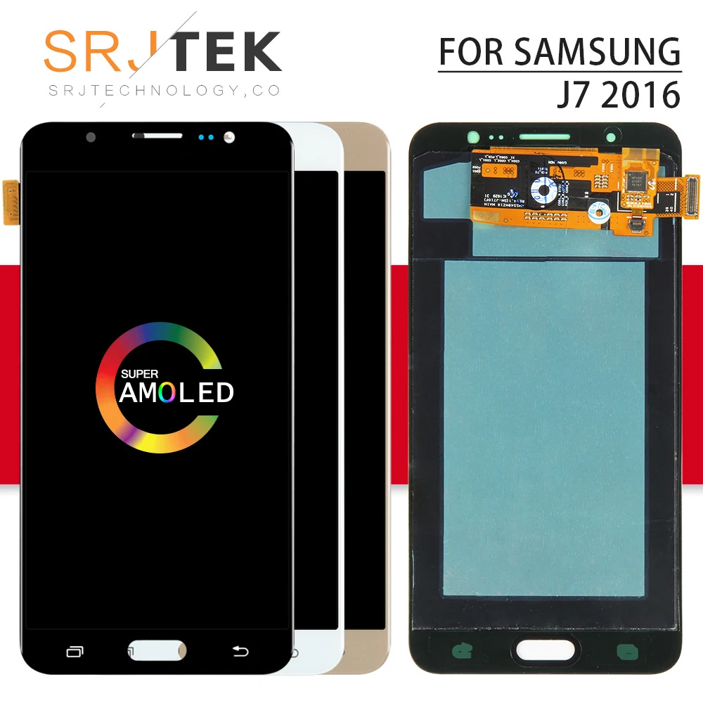 AMOLED/TFT для samsung Galaxy J7 J710FN ЖК-дисплей J710 J710F сенсорный экран дигитайзер стекло сборка J710F J710M J710 ЖК