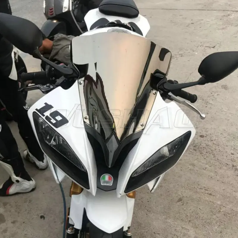 Мотоциклетное ветровое стекло экран для 2008 2009 2010 2011 2012 2013 2014 2015 2016 Yamaha YZF-R6 YZF 600 R6