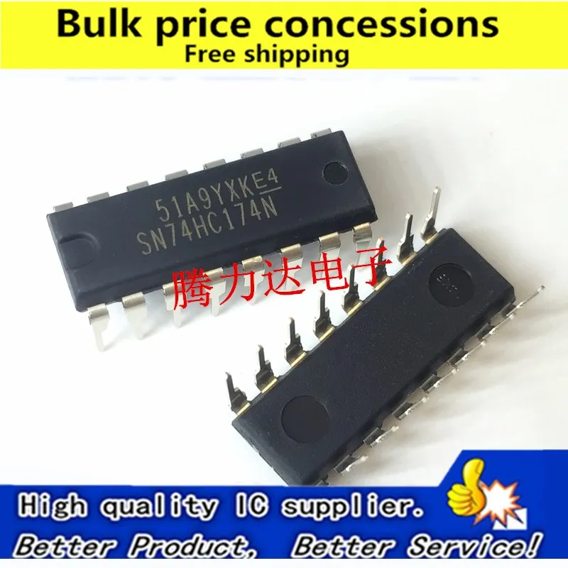 

Freeshipping 10pcs/50pcs/100pcs SN74HC174N HD74HC174 74HC174 dip-16 trigger chip