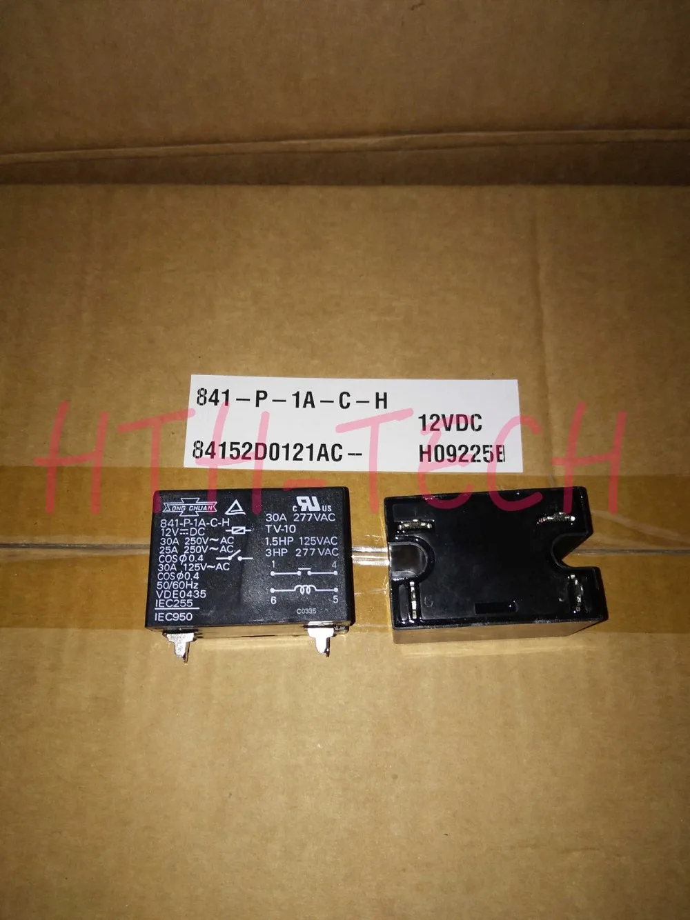 841-P-1A-C-H-12VDC 841-S-1A-F-D-12VDC 841-P-1A-C 200/240VAC реле питания 30A 277VAC 4 контакта | Строительство и