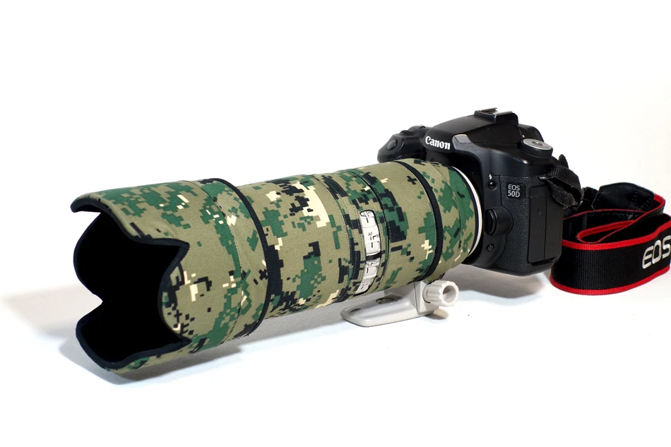 Камуфляжный чехол для объектива EF 70 200 мм F2.8 L IS II USM защитный Canon бесплатная