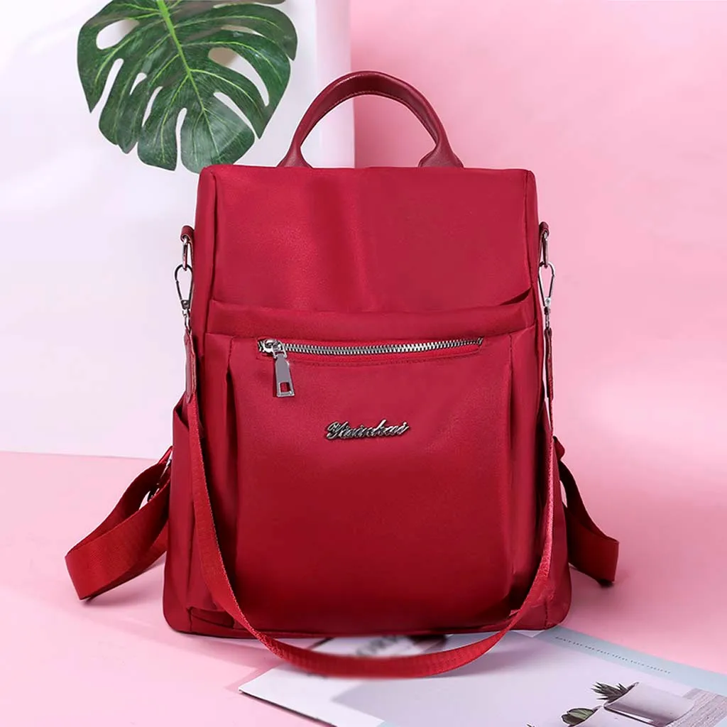 Женский модный рюкзак большой емкости сумка для компьютера однотонная женский #40