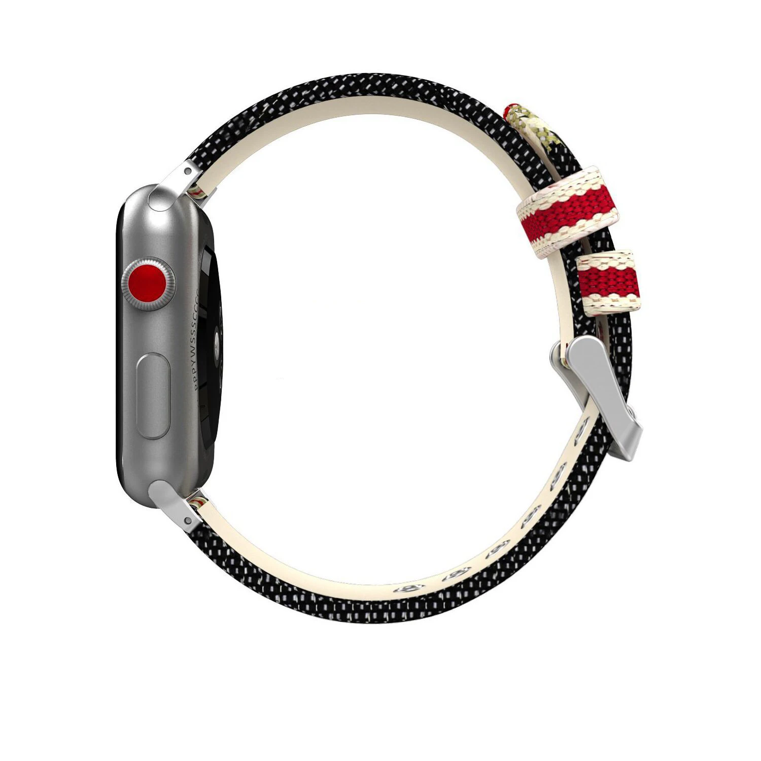 Нейлоновый кожаный ремешок для Apple Watch 38 мм 42 мм кожаный ремешок для iWatch 40 мм 44 мм нейлоновый ремешок серии 2 3 4