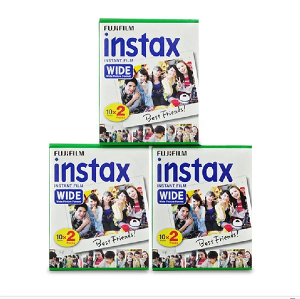 Оригинальная белая пленка для мгновенной печати Fujifilm Instax 60 листов фотокамеры Fuji