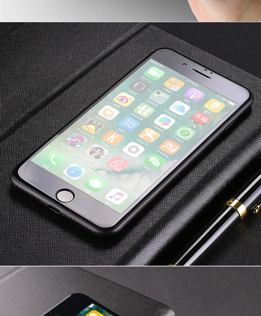 3D мягкий полный охват закаленное стекло для iphone 6 6S 7 Plus Полный 9H экран протектор Защитная пленка для iphone 7