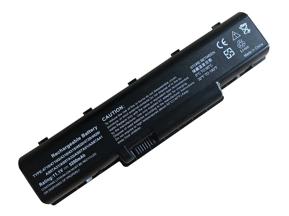 Аккумулятор Golooloo для ноутбуков Acer Aspire 4720 4730 4736 4740 4920 4930 4935 5236 5241 5334 5335 5338 5536 5735 5738 5740