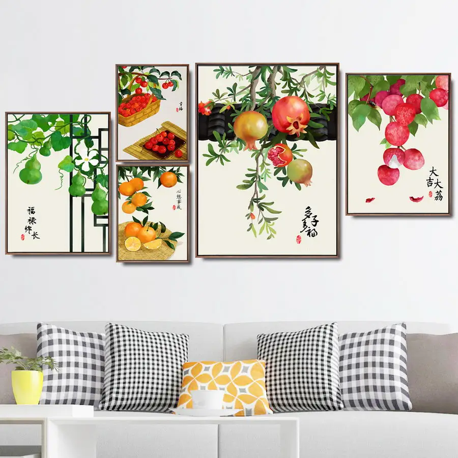 Домашний Декор настенный художественный плакат Cuadros Decoracion Dormitorio масляные без