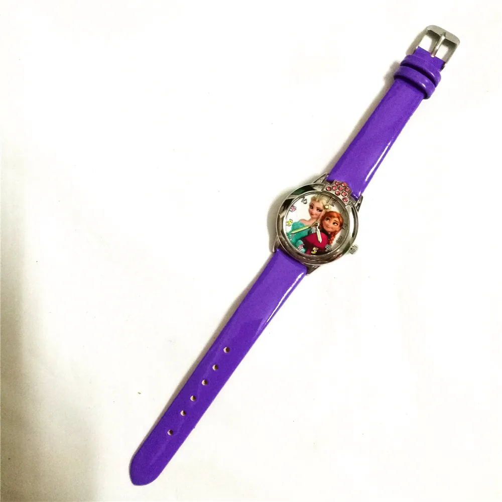 3D cartoon Crystal Diamond children quartz Elsa Anna watches Bracelet girls kids gift montre enfant relogio infantil zegarek | Наручные