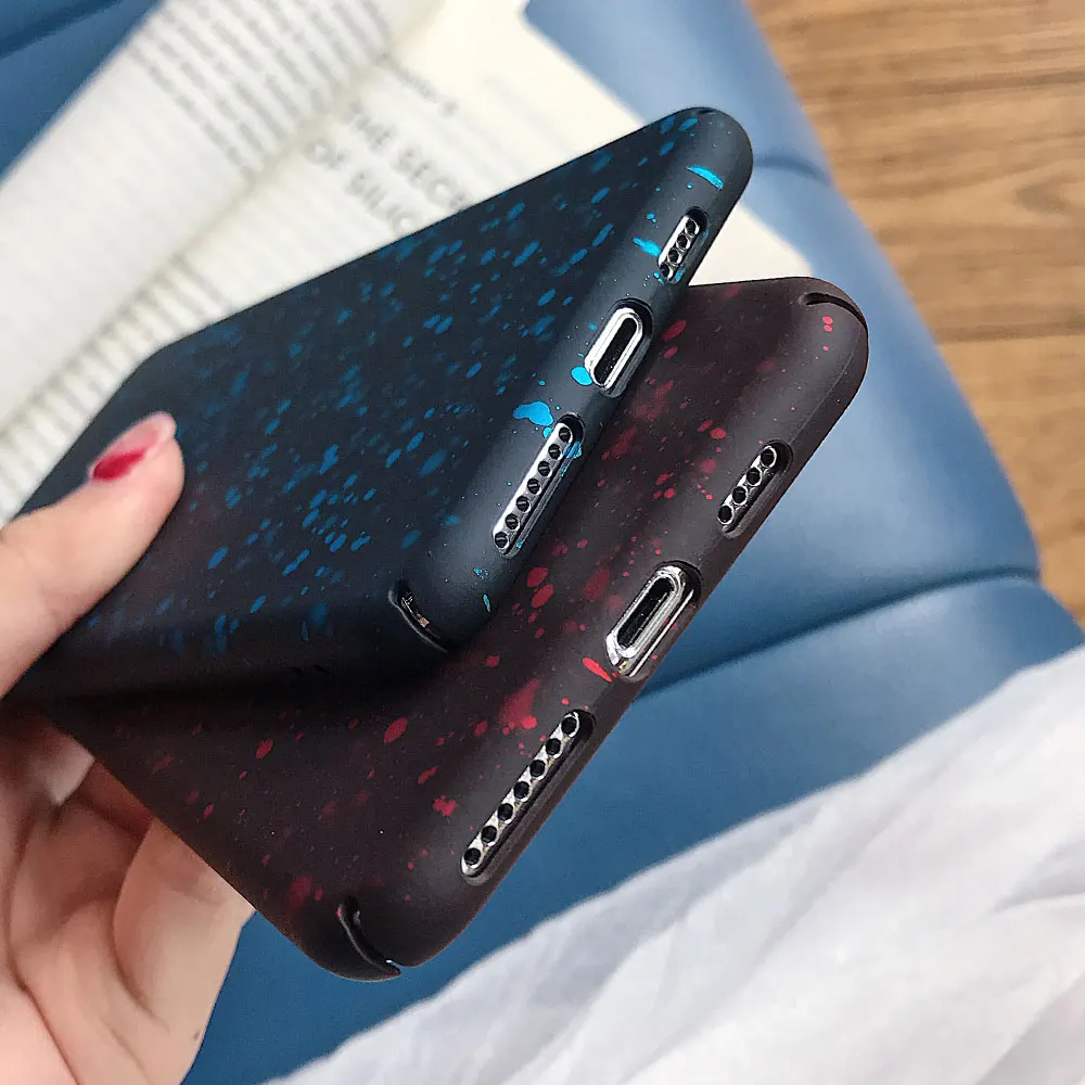 Жесткий чехол KISSCASE Spot для iPhone 7 XR XS Max X Funda 5S 5 6 Plus 6S 8 Capinha |