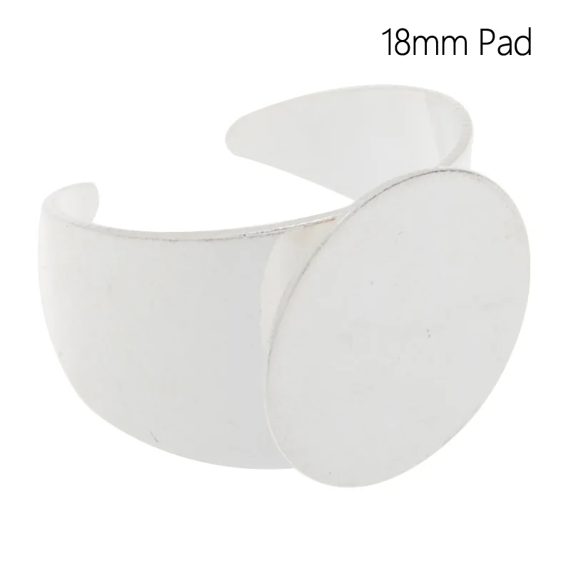 Регулируемые 16 мм плоские металлические кольца базовые заготовки оптом