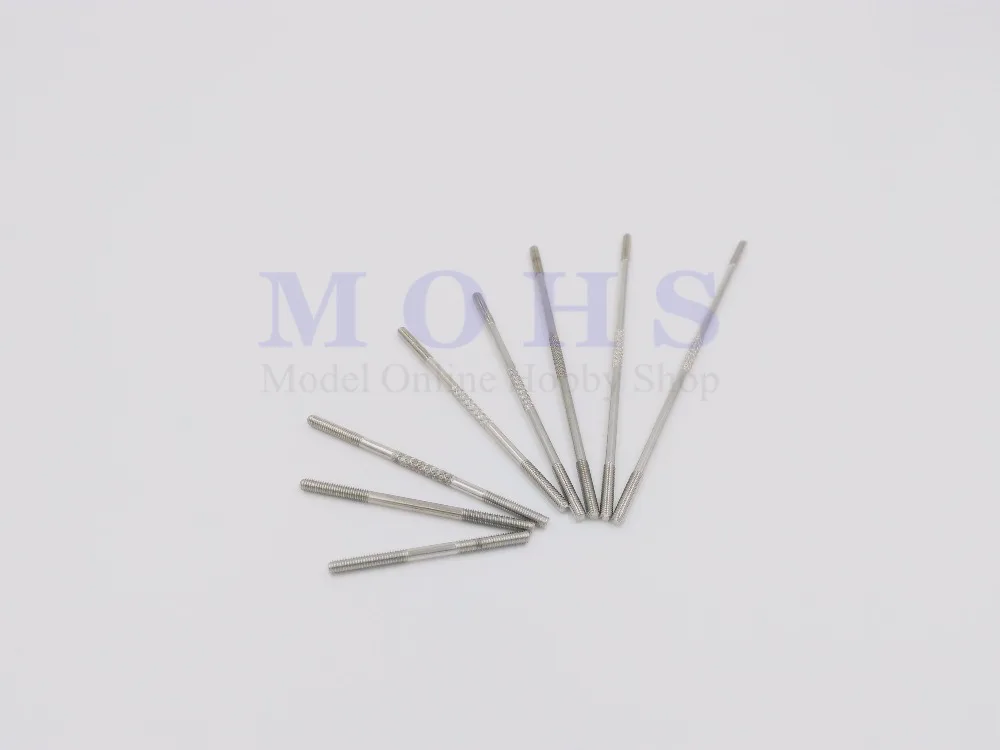 2pcs/lot M2 knurling push pull rod D1.6mm 40mm ~ 120mm rc aircraft airplane connecting | Игрушки и хобби
