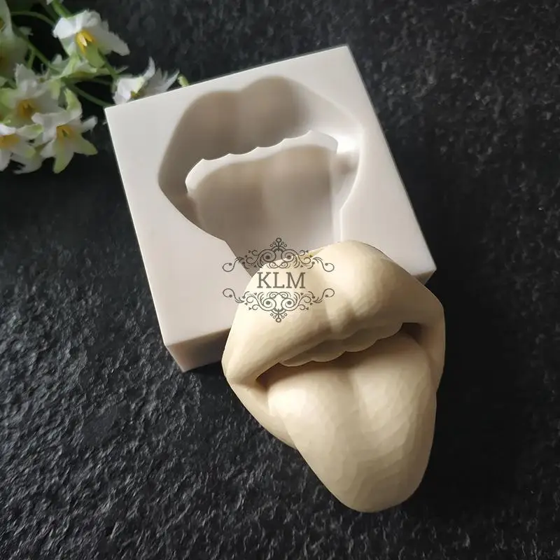 Силиконовая форма для рта губ язык шоколадная инструменты украшения дня