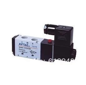 1/4 &quot2 положения 5 портов AirTAC воздушный Соленоидный клапан 4V210 08 Пневматический