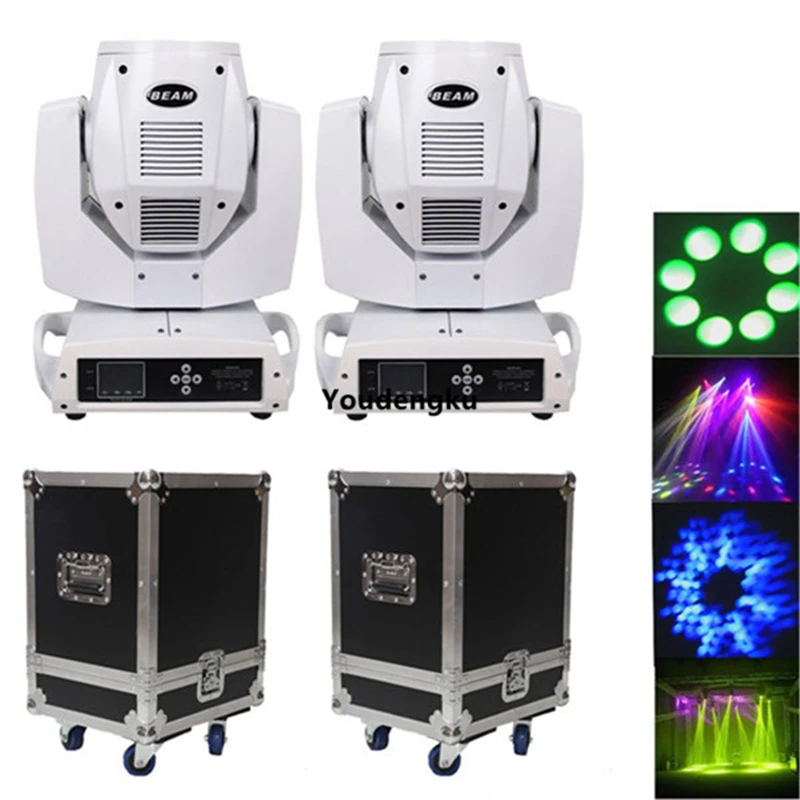 4 шт. + 2 полетных чехла лампа с узким лучом 230 белый свет 7r moving head sharpy beam 7r230 beam