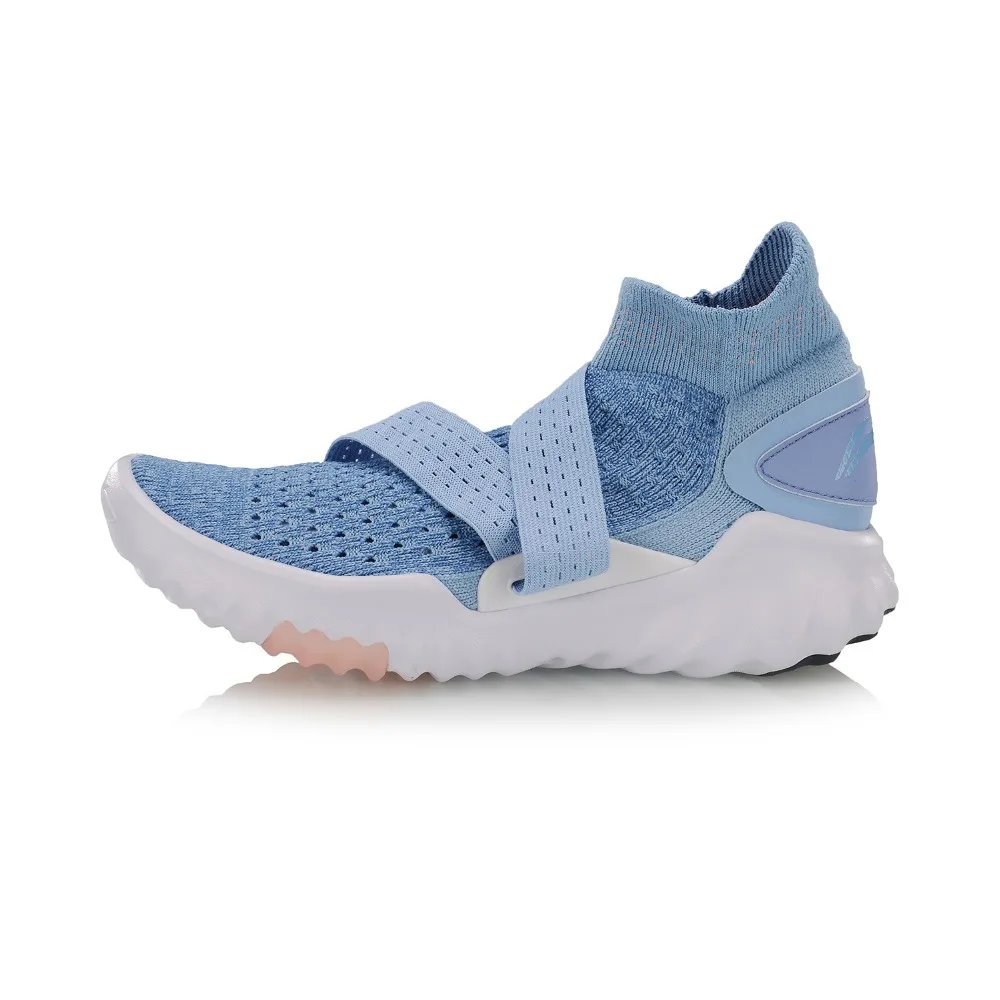 Женские кроссовки носки Li Ning с 3D эффектом профессиональная умная обувь для