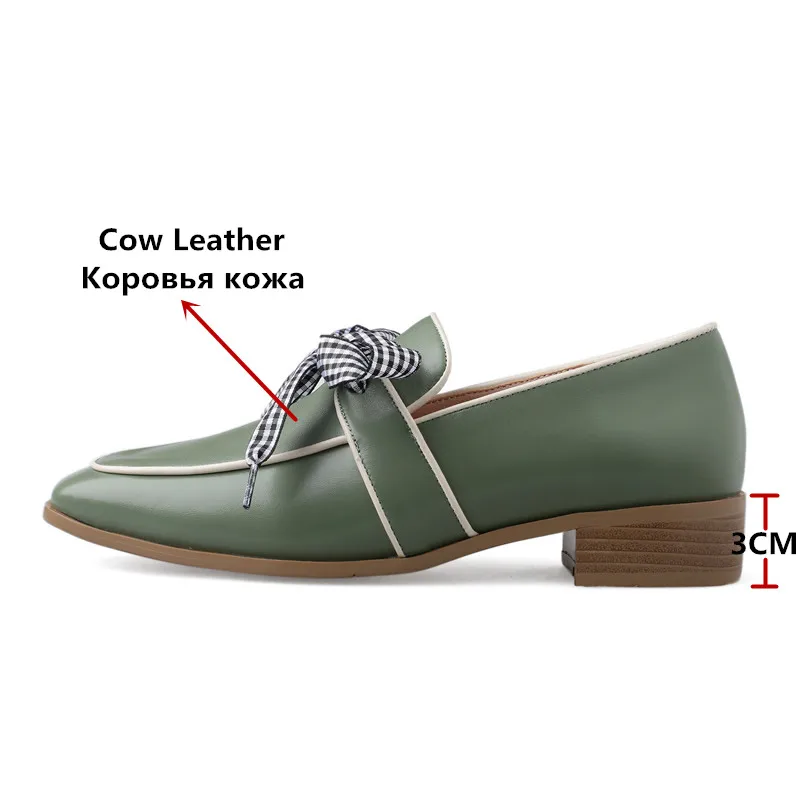 Женская обувь FEDONAS из натуральной кожи на каблуке средней высоты в стиле ретро с