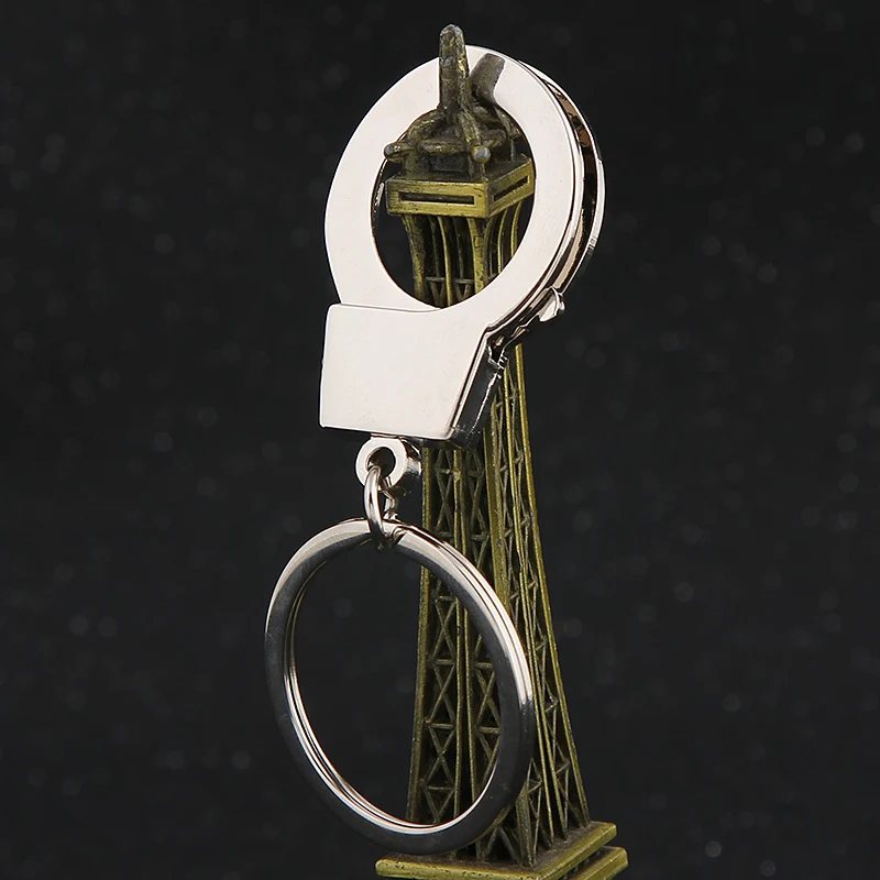 Creative keychain!Novelty trinket couple Handcuffs styling key chain ring creative metal Love holder Lover gift | Украшения и