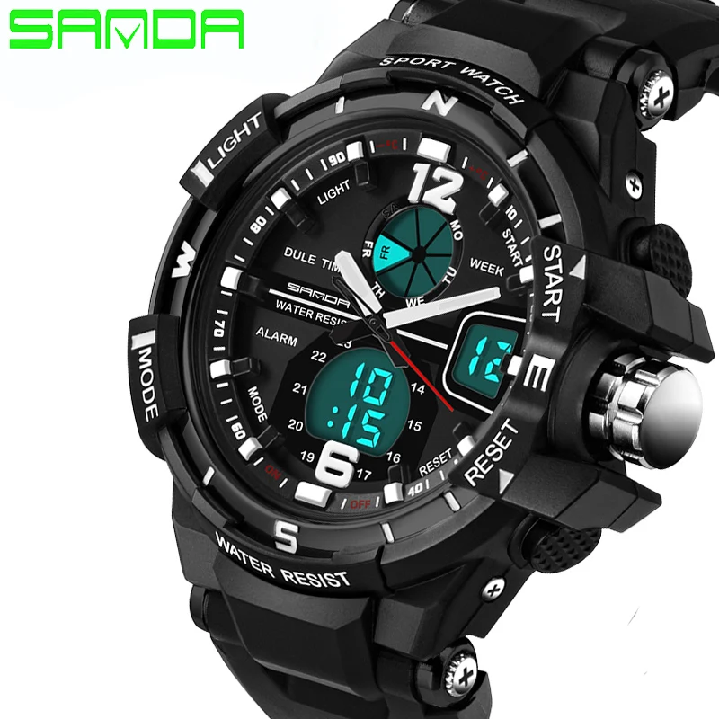 2019 новые мужские модные спортивные военные наручные часы SANDA роскошные брендовые