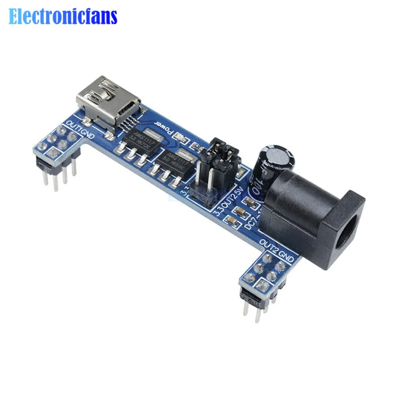 Макетная плата MB102 5 шт. модуль питания постоянного тока 3 В для безsolderless Mini USB