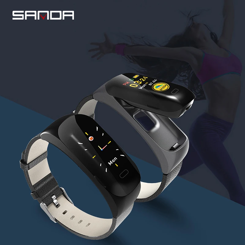 Умные часы для мужчин и женщин монитор сердечного ритма фитнес-трекер