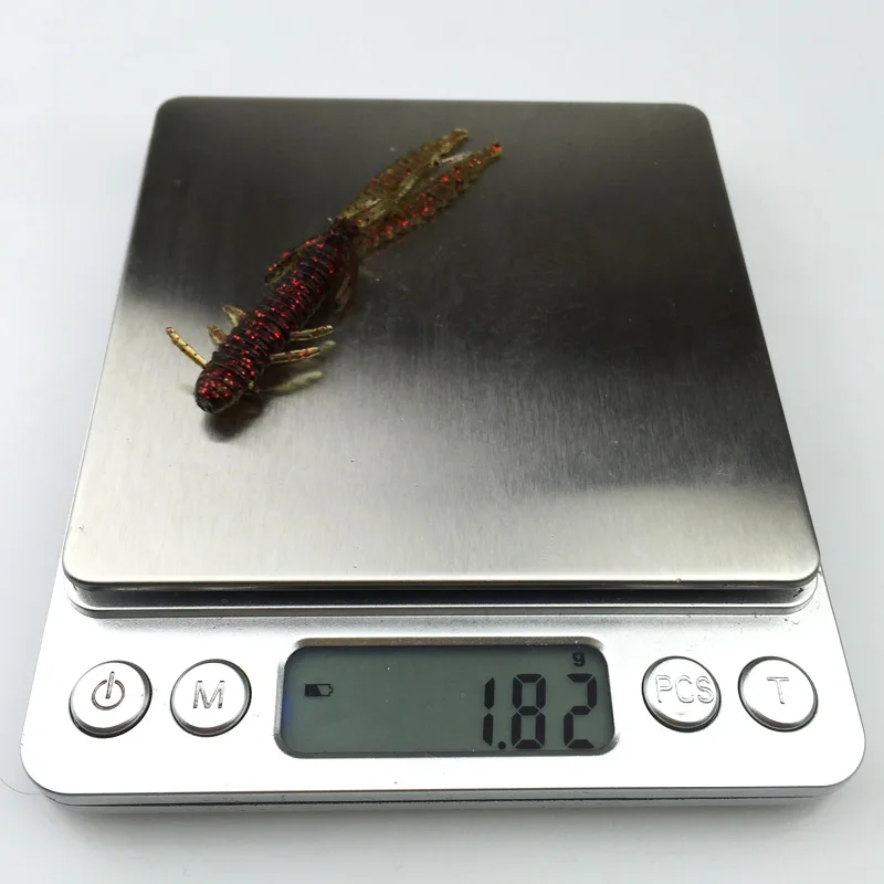 Горячая продажа 8 шт./компл. мягкий силиконовый Искусственный Мягкий наживка 7 см/1