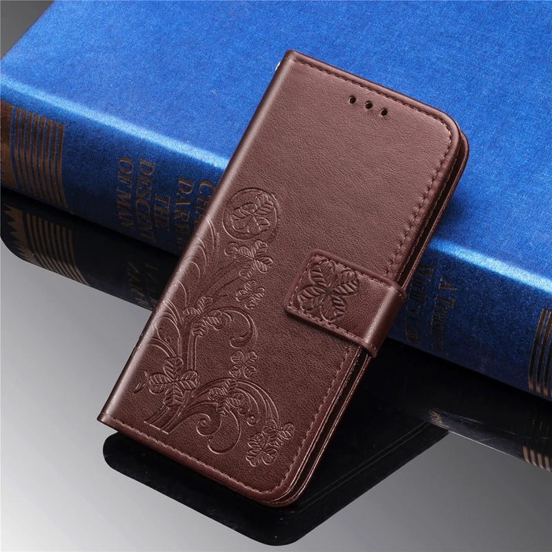Brown Для huawei Y5 Чехол кожаный флип чехол для huawei Y52019 huawei y5 AMN-LX9 AMN-LX1 AMN-LX2 LX3 бумажник бэдж, функцией подставки и магнитной защелкой - Цвет: Brown