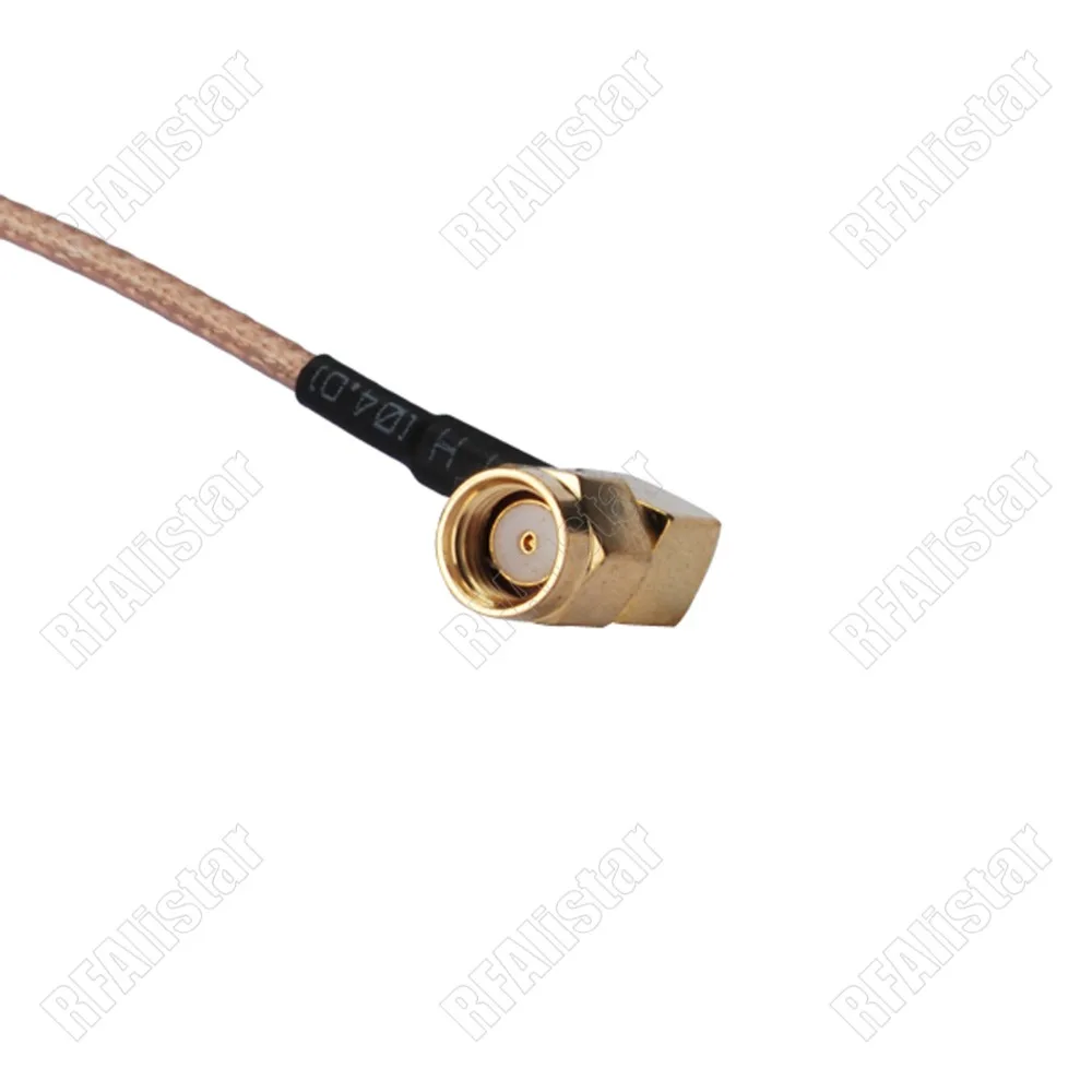 RP-SMA мужской правый угол для RG316 РЧ отрезок коаксиального кабеля в сборе Wifi