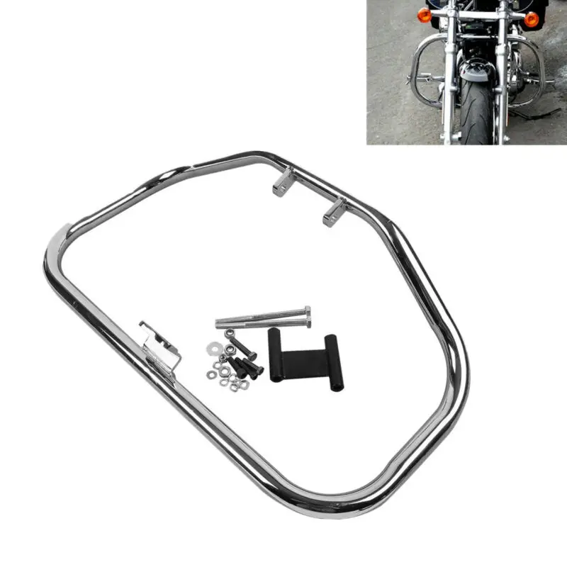 

Защитная полоса для мотоциклетного двигателя для Harley Sportster 883 1200 XL XR 1984-2003 2002 2001 2000 1999 1998 хром/черный