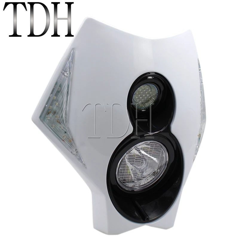 H3 12V 55W светодиодный фонарь для мотоцикла двойная Спортивная фара велосипеда