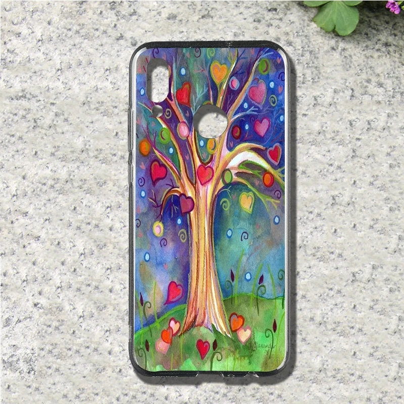 tree of life Soft TPU Mobile Phone Case Cover For Huawei p smart Honor 4C 5C 6A 6X 7X 8X 9 lite V8 V9 Play V10 shell | Мобильные