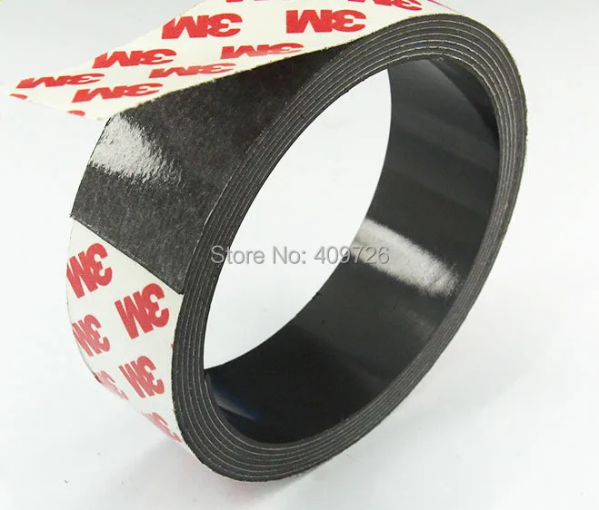 

10m 30 x 1mm super magnet strip self adhesive flexible magnetic strip rubber magnet tape width 30mm thickness 1m