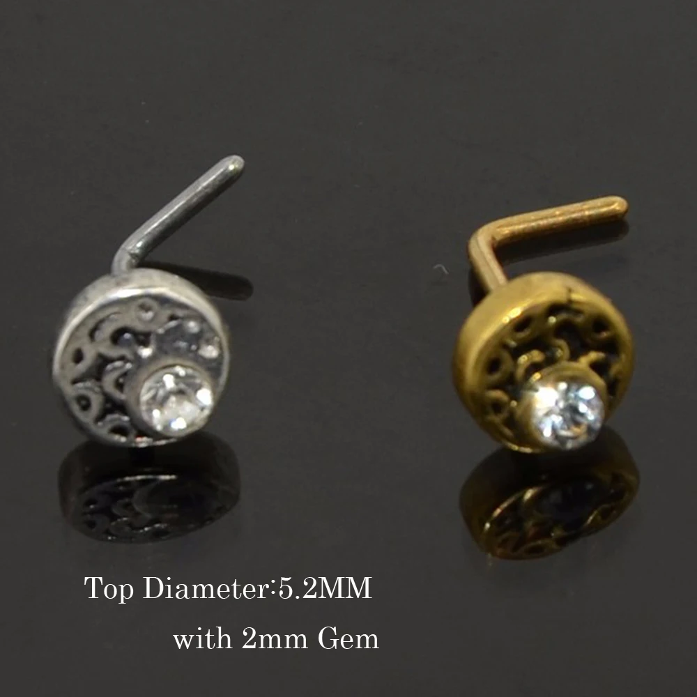3 шт. L образные кольца для пирсинга носа 20 г|piercing body jewelry|body jewelrystud piercing |