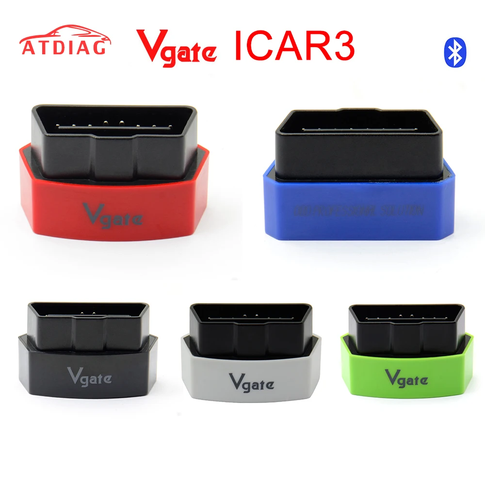 Диагностический интерфейс ELM327 Bluetooth Vgate iCar 3 OBD EOBD OBD2 OBDII iCar3 OBD2|Диагностические