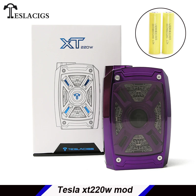 Оригинальный Teslacigs XT 220 Вт коробка мод Tesla xt220 электронная сигарета vape teslacig TC vaping fit