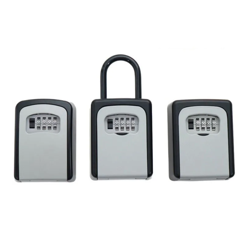 Ящик для хранения ключей настенный органайзер безопасности дверной замок с 4 цифрами комбинация пароля