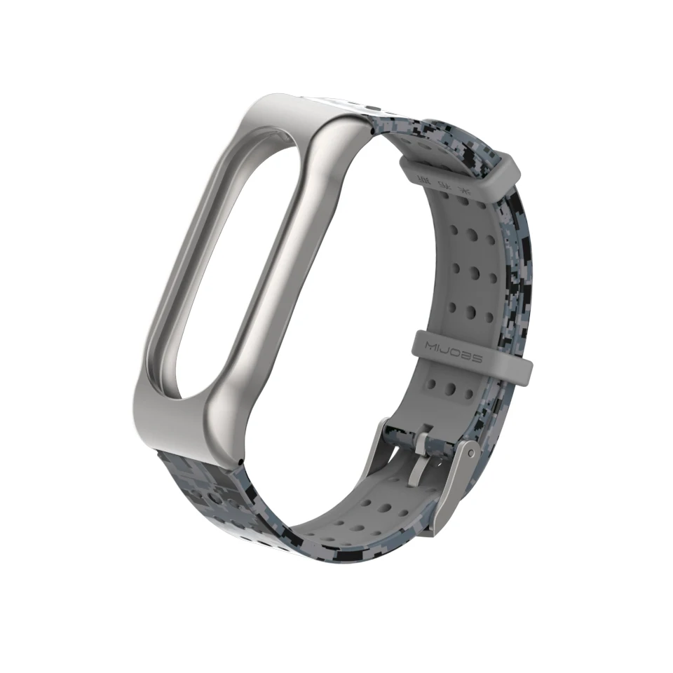 Camouflage Blue Браслет mi jobs mi Band 2 усиленный силиконовый ремешок для Xiaomi mi Band 2 сменный Браслет для mi band умные часы - Цвет: Camouflage Blue