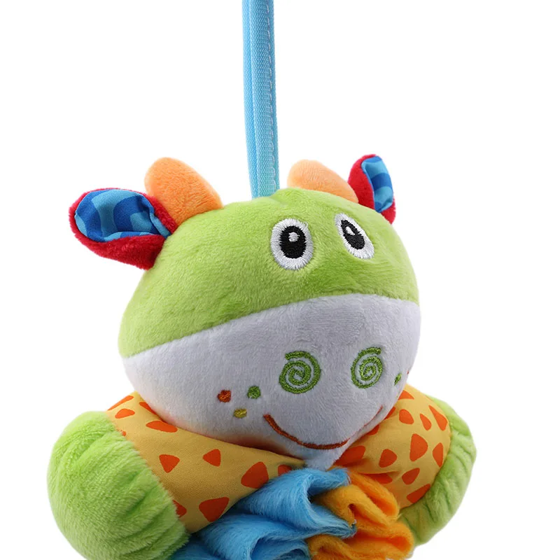 Забавная Милая музыкальная плюшевая игрушка мультяшного типа складная