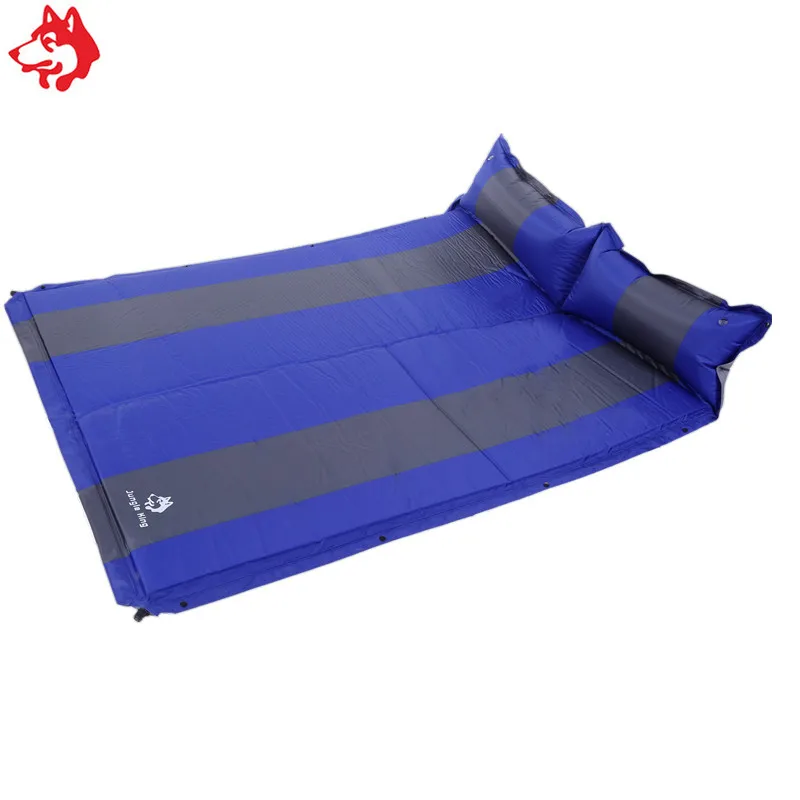 Kopen Hoge Kwaliteit Outdoor Camping Gereedschap Dubbele Mensen Multi Kleuren Wandelen Klimmen Slaapmat Matras Met Kussen