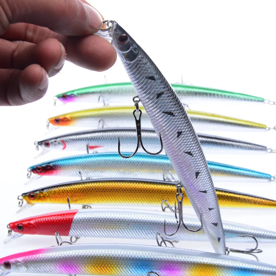 

10PCS/lot Fishing Lures 18cm/26g Hard Baits Artificial bait 10 Colors Minnow lure fish Wobblers feeder Fishing Tackle pesca 98