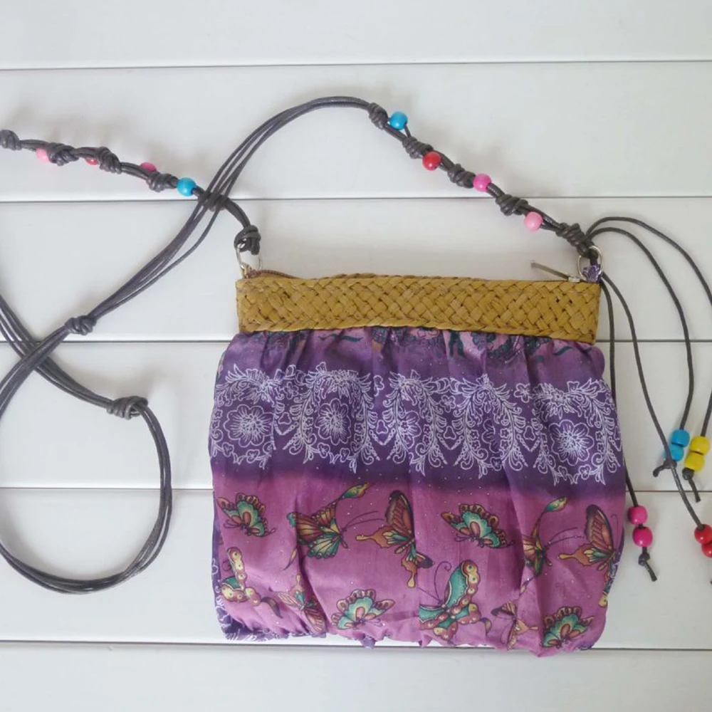 Boho Bohemia соломенная сумка пляжная мессенджер маленькая через плечо для женщин