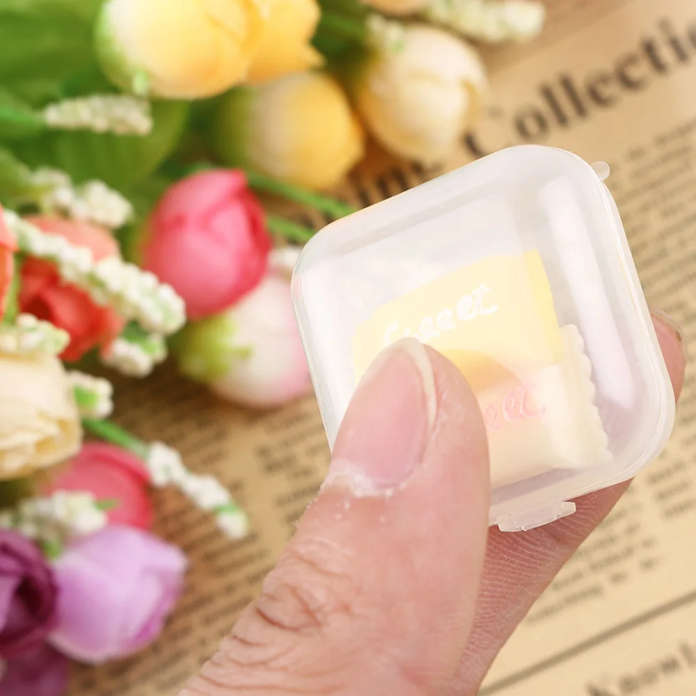 10 шт./компл. мини герметичный контейнер для крема лица прозрачная пластиковая