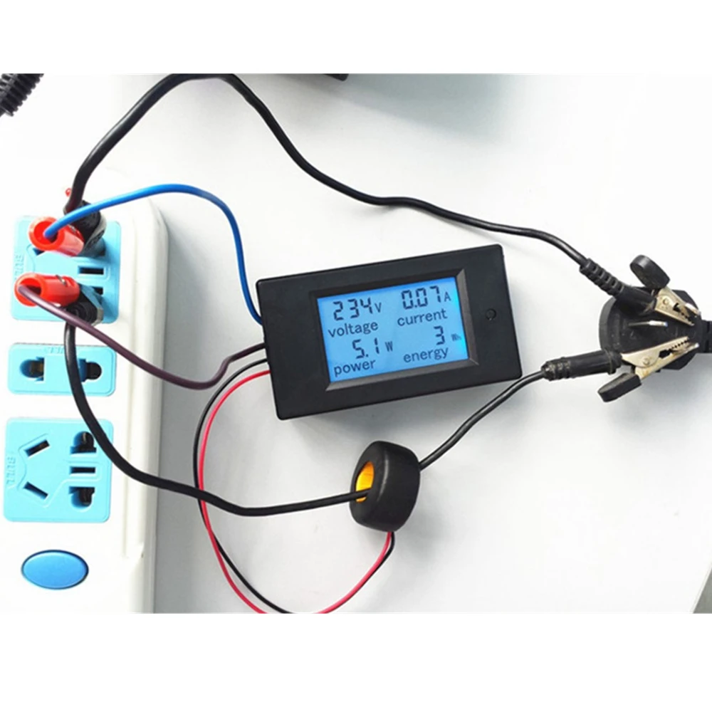 Полезные AC 80 260V ЖК дисплей цифровой 100A вольт ватт Мощность счетчик Амперметр
