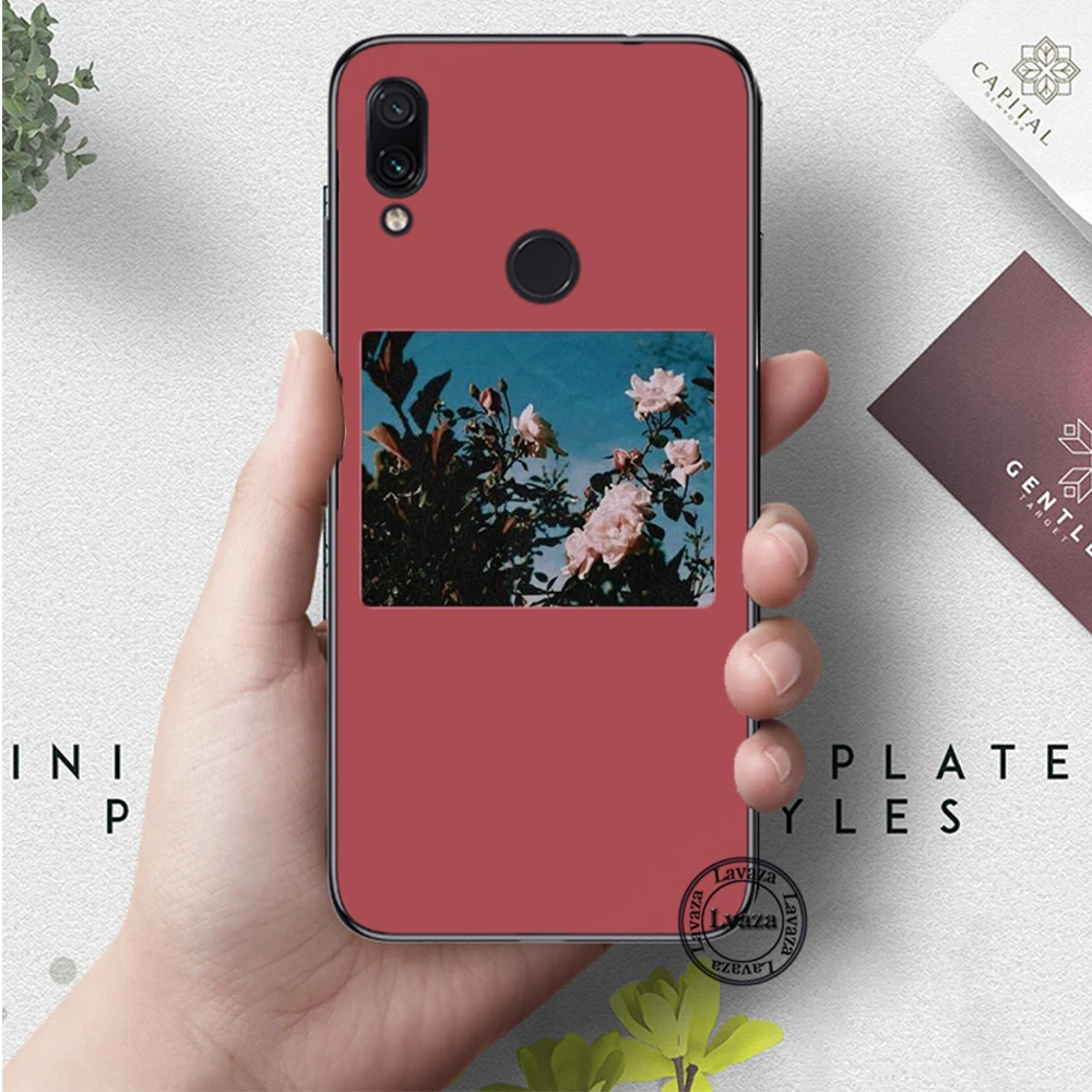 Lavaza большого искусства принты цветы силиконовый чехол для Xiaomi Redmi 4A 4X5 5A 6 6A 7 7A 8 8A K20 Pro Plus S2 Go - Цвет: 1