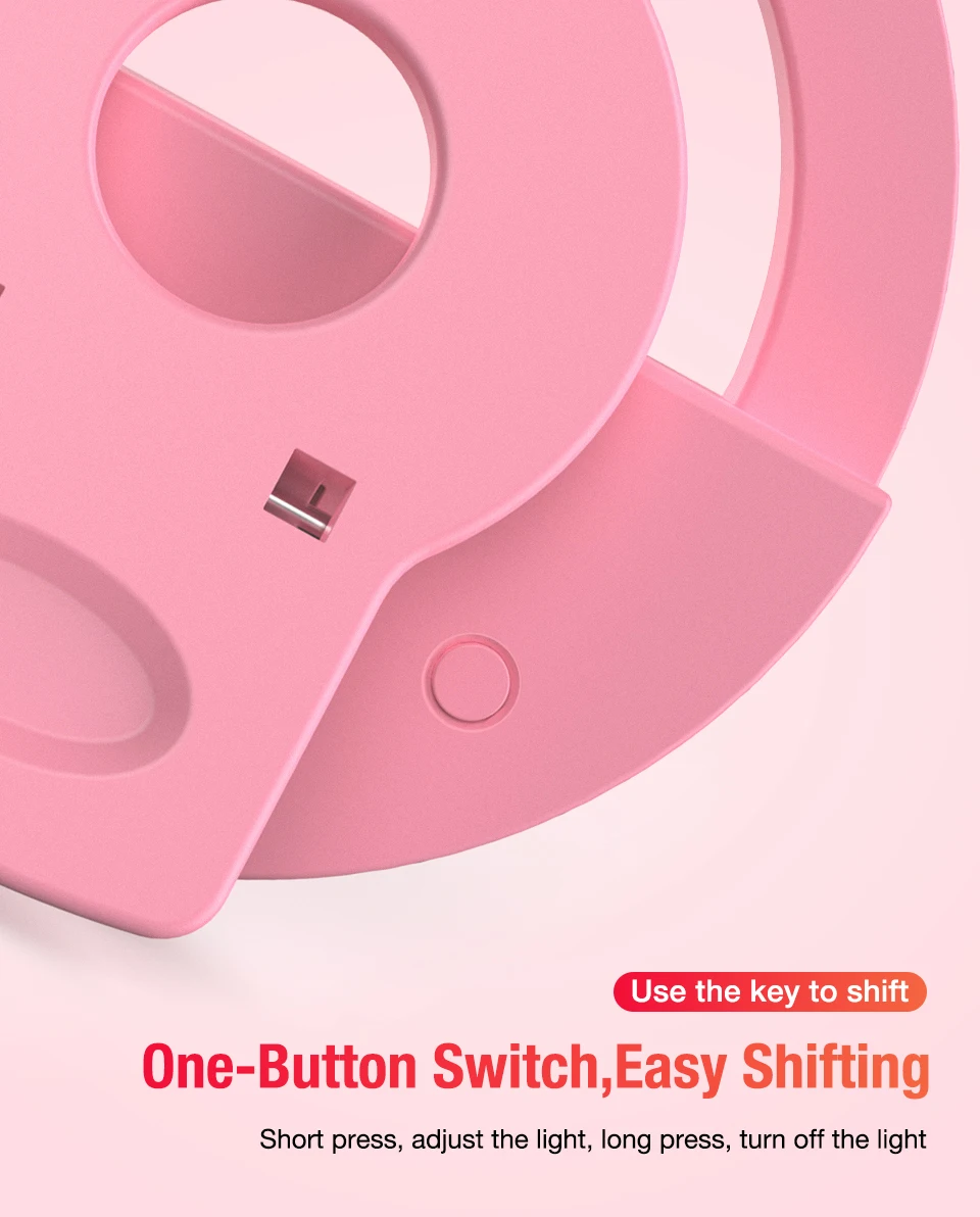 Coolreall LED Selfie Light Portable Mobile Phone Clip Lamp For iPhoneiPhone XR XS Max Samsung s10 note9 Led Ring Selfie Led Ring